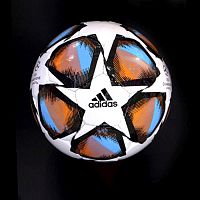 Мяч футбольный №4 ADIDAS CHAMPIONS LEAGUE бело-оранжевый 05059