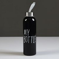 Бутылка для воды 500 мл "My bottle" черная 2463605