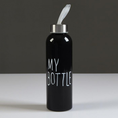 Бутылка для воды 500 мл "My bottle" черная 2463605