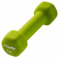Гантель обливная 1 кг салатовый DB-201 Starfit PapaZ