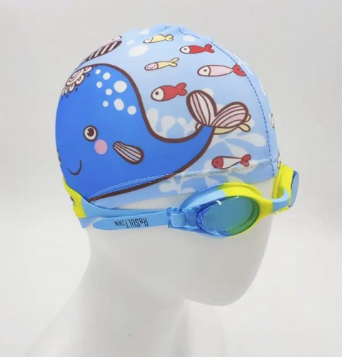 Шапочка для плавания детская Lyc Кит 5083101 фото 2