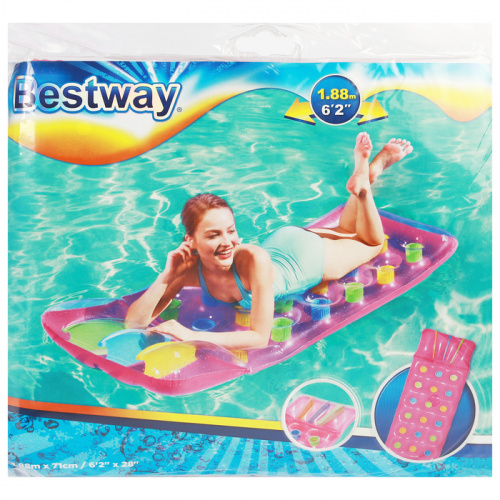Матрас надувной Bestway 43014 188х71 см 1228899 фото 6