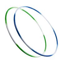 Обруч 900 мм, 1600 гр стальной окрашенный микс 60015