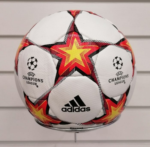 Мяч футбольный №5 Adidas Champions League бело-оранжевый 05006