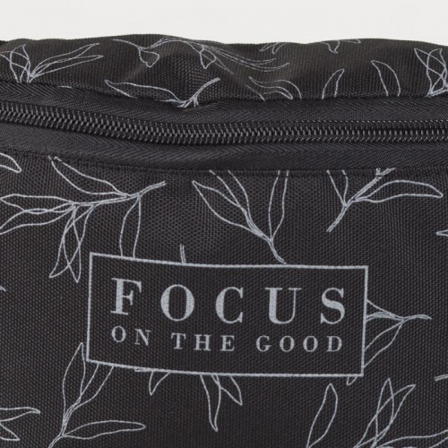 Сумка на пояс черный "Focus on the good" 5358790 фото 3