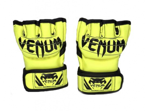 Перчатки для MMA S Venum салатовый 00573