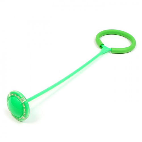 Скакалка (нейроскакалка) с колесом зеленый 998875 5135353