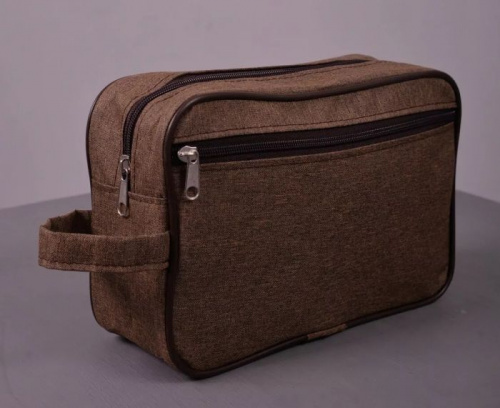 Косметичка коричневая 71032-1 25х17х8 см ЗФТС