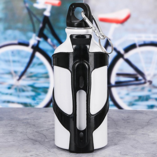Бутылка для воды 400 мл "Good bike" металл с держателем для велосипеда 3445285 фото 2