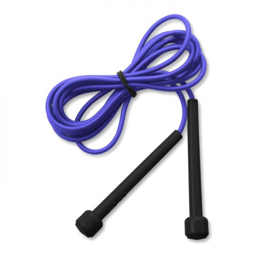 Скакалка 2,85 м ПВХ шнур, черный-синий SM-405 03609 Скакалка 2,85 м ПВХ шнур, черный-синий SM-405 03609