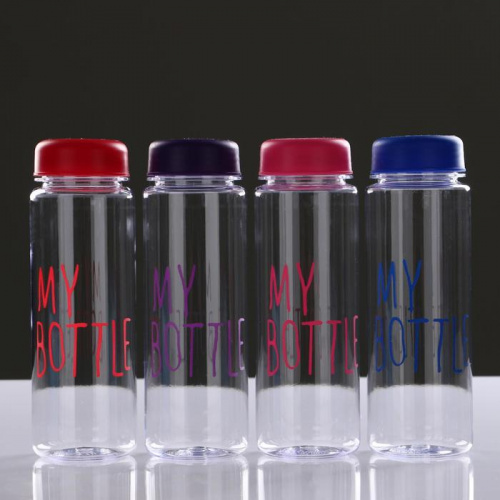 Бутылка для воды 500 мл "My bottle" в мешке микс 2770311
