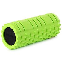 Ролик массажный для йоги 33*14 см салатовый цельный 361222 Harper Gym EG02