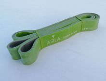 Эспандер-кольцо замкнутое 2,08м х 4,5мм х 3,2 см зелено-серый 36 кг Asila 996548