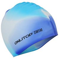 Шапочка для плавания силиконовая Onlitop микс 737233