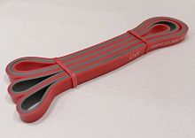 Эспандер-кольцо замкнутое 2,08м х 4,5мм х 1,3 см красный-серый LHR 15 кг 995932