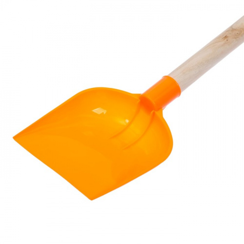 Лопата пластик 56 см с деревянной ручкой "Зимний бум-2" 749631 фото 4