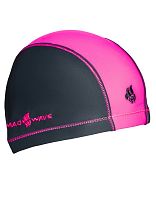 Шапочка для плавания Lycra Doutone серый/розовый 11W