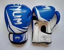 Перчатки боксерские 14 унц Venum Challenger 3.0 сине-белый 05039