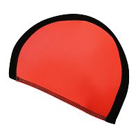 Шапочка для плавания Lycra черный/красный SM-089 16741