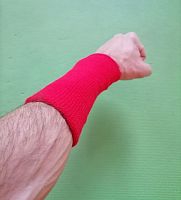 Напульсник широкий 1 шт красный 142-8 (142-9) 185654