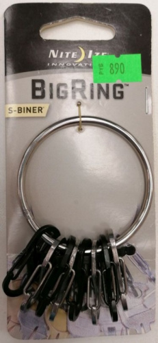 Брелок для ключей BigRing,стальн, BRG-M1-R3