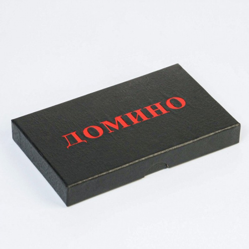 Домино кость 2,5х5 см (цветные точки) в карт. кор. 10х16 см 641201 фото 5