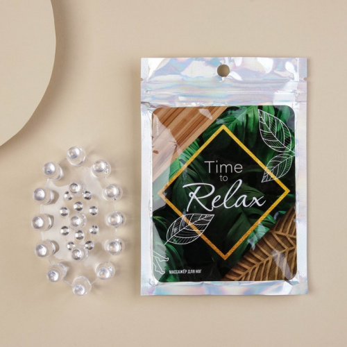 Массажер для стоп Мыльница "Time to relax" 6,5х9 см пластик твердый 7370985 Массажер для стоп Мыльница "Time to relax" 6,5х9 см пластик твердый 7370985