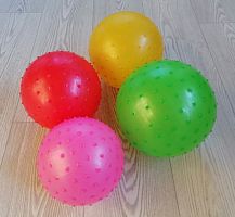 Мяч массажный 15-20 см мягкий микс 998117