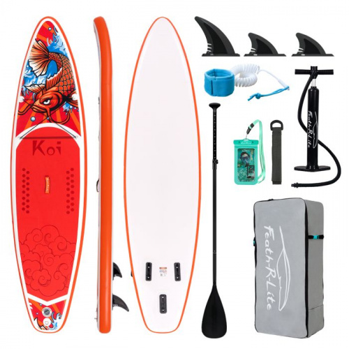 Доска SUP надувная FunWater KOI 11′" однослойная 996382 фото 2