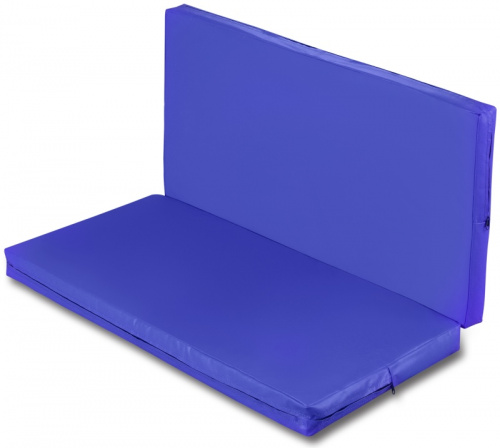 Мат 1,0 х 1,0 х 0,08 м складной синий 25394 фото 2 Мат 1,0 х 1,0 х 0,08 м складной синий 25394 фото 2