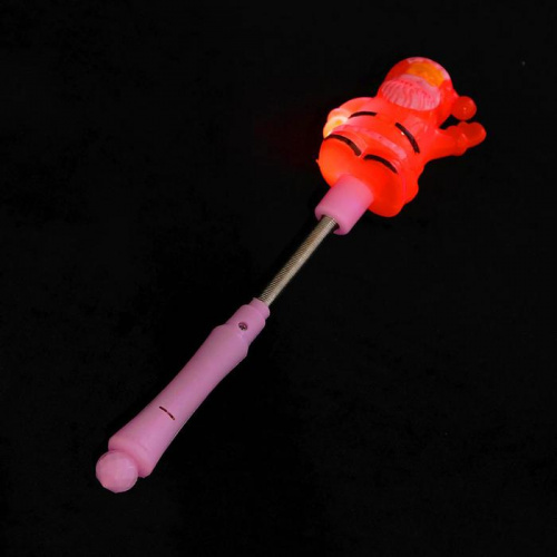 Палка световая на пружине "Дед Мороз" 327331 фото 2 Палка световая на пружине "Дед Мороз" 327331 фото 2