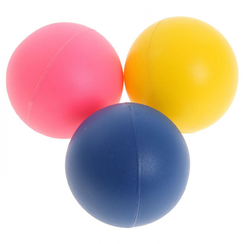 Мячик для бадминтона 3 шт Цветной малый 488303 фото 3