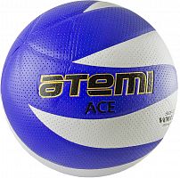Мяч волейбольный Atemi Ace, синтетическая кожа PVC, бел/син