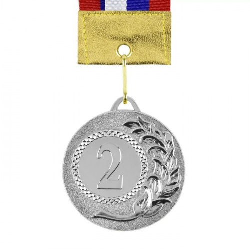 Медаль 50 мм серебро "2 место" F013 996944