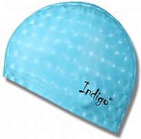 Шапочка для плавания детская PU Coated 3D голубой IN047 03163