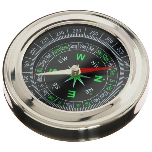 Компас металл DC75 d-7,5 см серебро 534850 фото 2