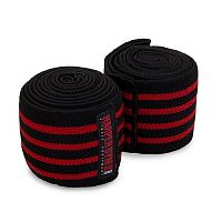 Бинт коленный Harper Gym JE-2676 155х7,5 см 2 шт черно-красный эласт 339681
