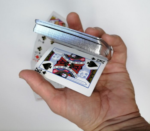 Карты 54 шт "BCKPuke" картон черно-серебряные 1,8 см х 9 см х 6 см 09062 фото 2 Карты 54 шт "BCKPuke" картон черно-серебряные 1,8 см х 9 см х 6 см 09062 фото 2