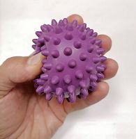 Мяч массажный 07 см мягкий "Ёжик" Silapro фиолетовый 995921