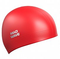 Шапочка для плавания латексная Solid Soft красный 0565 05W
