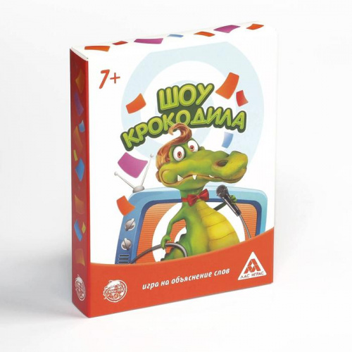 Игра карточная "Крокодил. Шоу Крокодила" 30 карт 7+ 2360093 фото 6