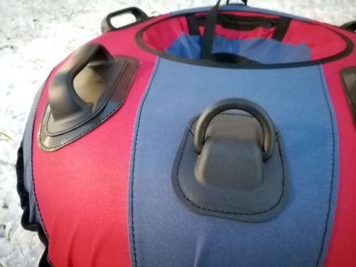 Ватрушка 130 см 130х115 см с 4 ручками Король Горок Ф11 синий-красный-синий 996649 фото 2 Ватрушка 130 см 130х115 см с 4 ручками Король Горок Ф11 синий-красный-синий 996649 фото 2