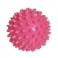 Мяч массажный 06,8 см твердый розовый 03056