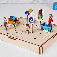 Головоломка Дорожные знаки "Изучаем ПДД" 4276064