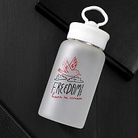 Бутылка для воды 550 мл "Freedom" стекло 5353478