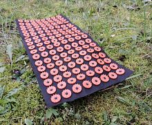 Аппликатор игольчатый (коврик) 260х560 мм черно-оранжевый 995894