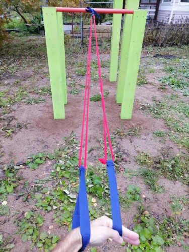 Эспандер лыжника 3,6 м 2 жгута d-6 мм 997117 фото 2