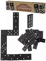 Домино пластик 2х4 см в пластиковой коробке 5х21 см 996093