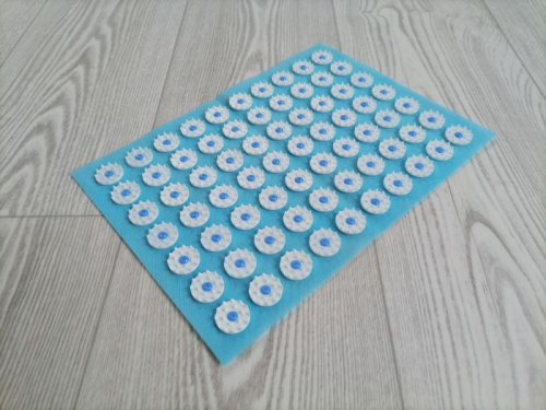 Аппликатор игольчатый (коврик) 230х320 мм голубой 998331