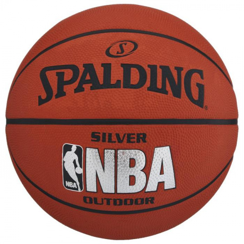 Мяч баскетбольный №6 Spalding NBA Silver 83-015 00845 6904147